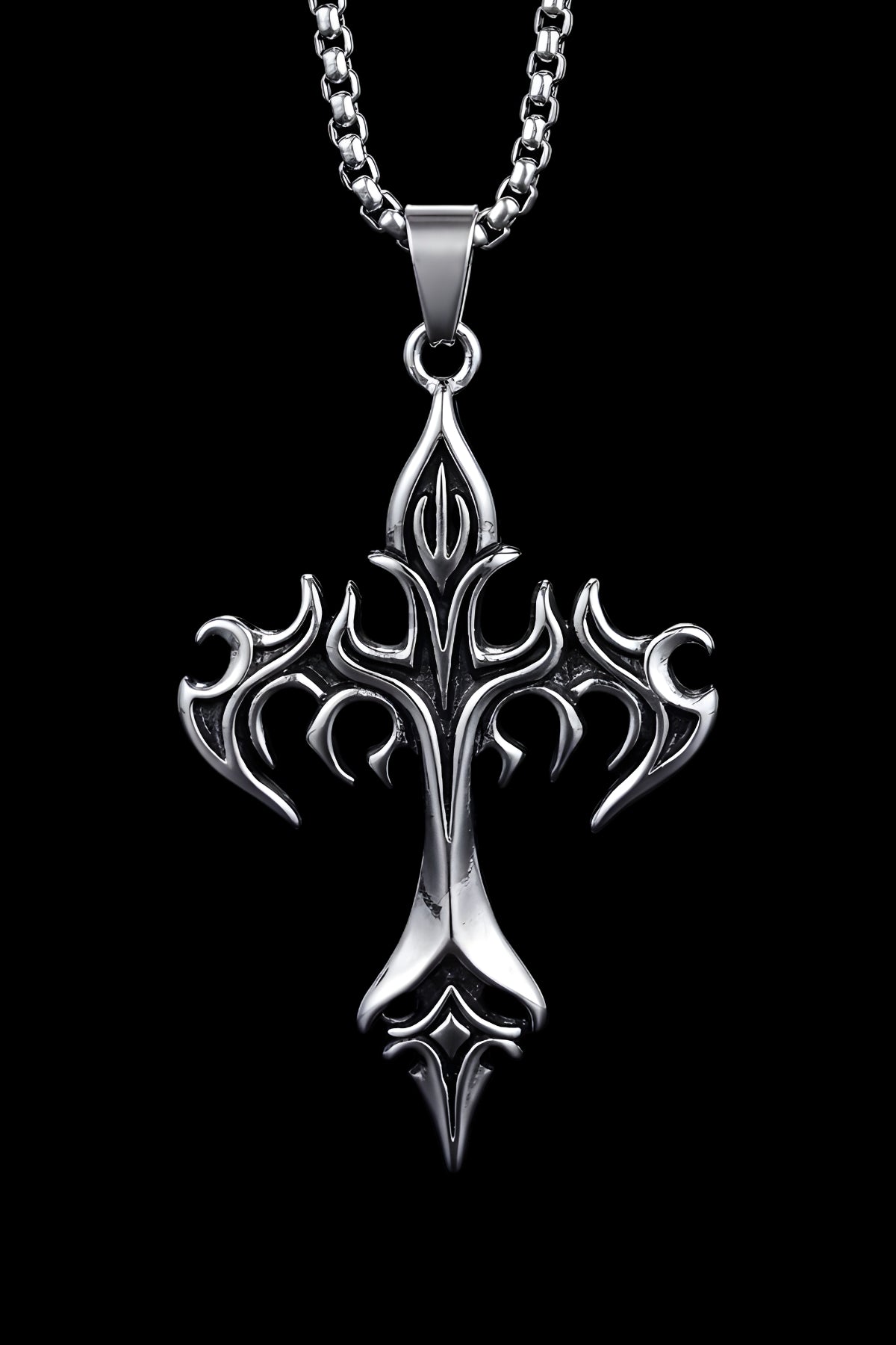 OBSIDIAN FLAME – NECKLACE