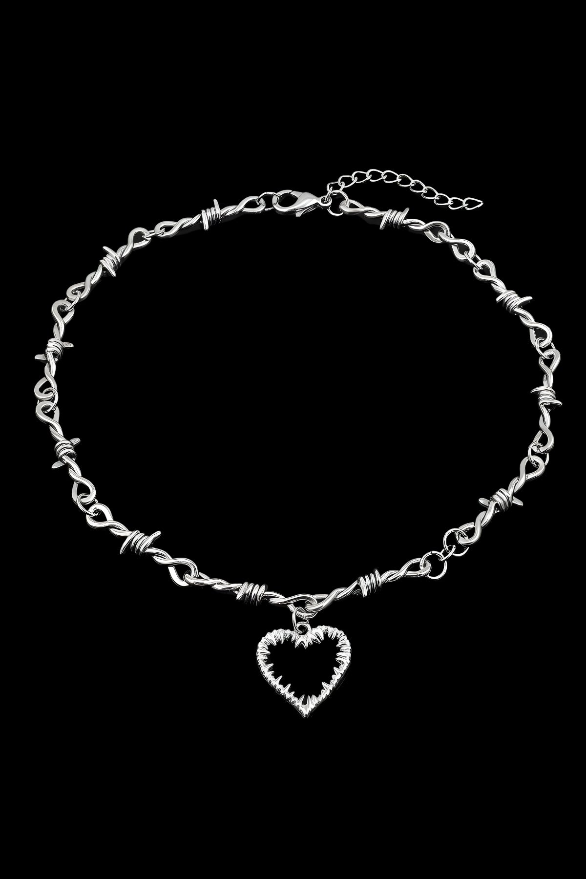 BARBED HEART – NECKLACE