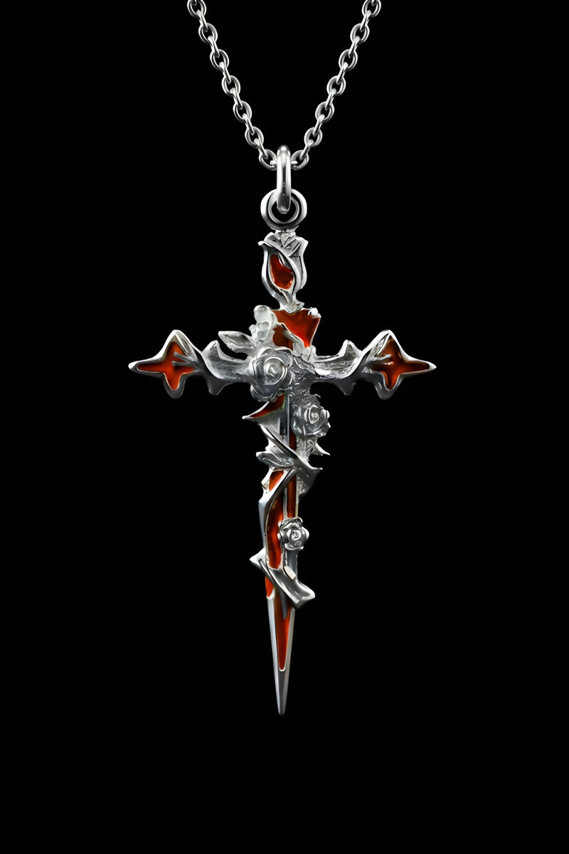 Thorned Cross – Necklace